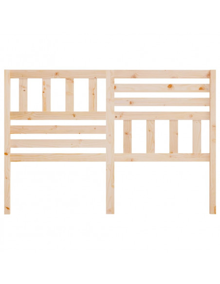 Testiera per Letto 146x4x100 cm in Legno Massello di Pino