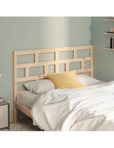 Testiera per Letto 166x4x100 cm in Legno Massello di Pino