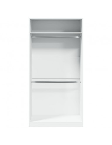 Armadio Bianco 100x50x200 cm in Legno Multistrato