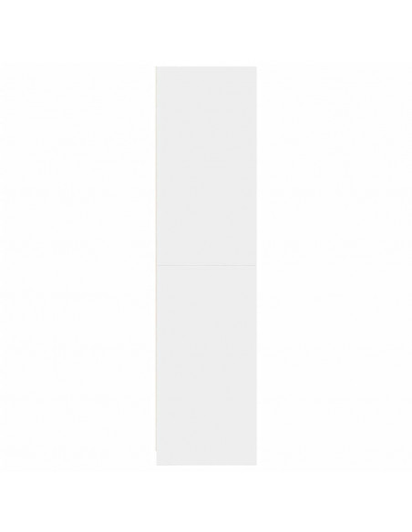 Armadio Bianco 100x50x200 cm in Legno Multistrato