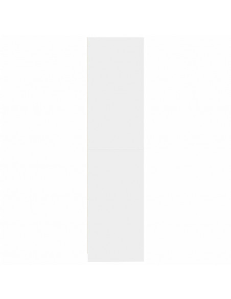 Armadio Bianco 100x50x200 cm in Legno Multistrato
