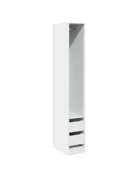 Armadio Bianco 30x50x200 cm in Legno Multistrato
