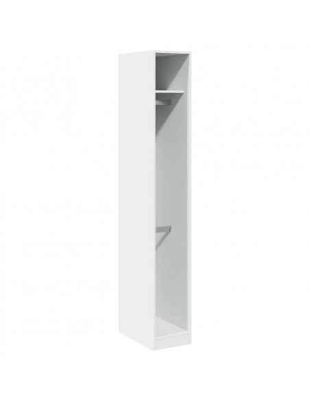 Armadio Bianco 30x50x200 cm in Legno Multistrato
