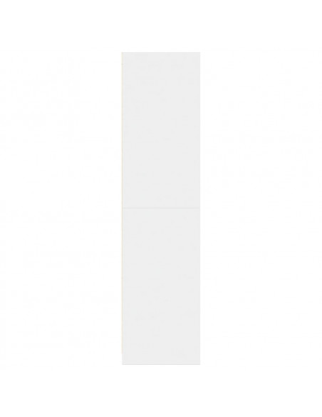 Armadio Bianco 80x50x200 cm in Legno Multistrato