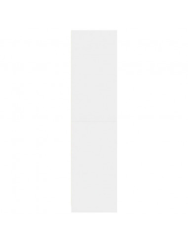 Armadio Bianco 80x50x200 cm in Legno Multistrato