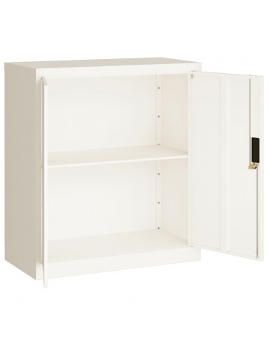 Armadio Classificatore Bianco 79x40x90 cm in Acciaio
