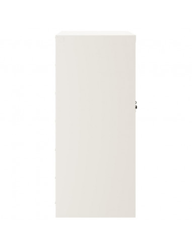Armadio Classificatore Bianco 79x40x90 cm in Acciaio