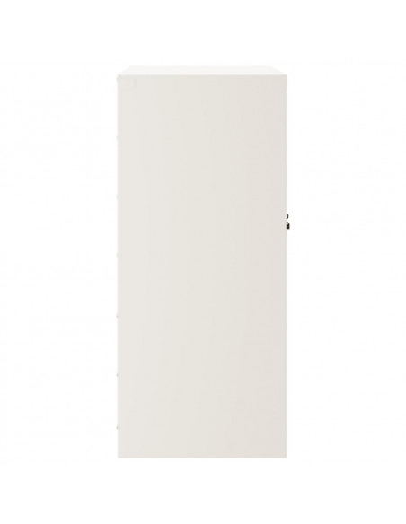 Armadio Classificatore Bianco 79x40x90 cm in Acciaio