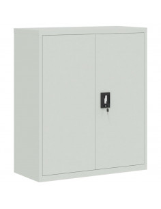Armadio Classificatore Grigio Chiaro 90x40x145 cm in Acciaio 2