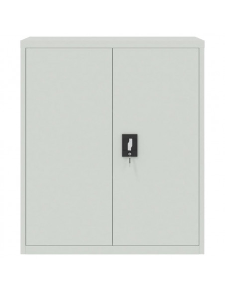 Armadio Classificatore Grigio Chiaro 90x40x145 cm in Acciaio