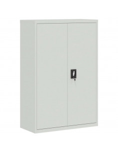 Armadio Classificatore Grigio Chiaro 90x40x180 cm in Acciaio 2