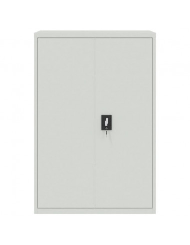 Armadio Classificatore Grigio Chiaro 90x40x180 cm in Acciaio