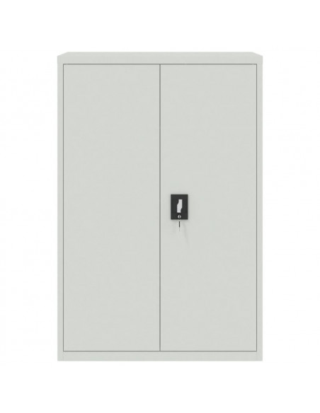 Armadio Classificatore Grigio Chiaro 90x40x180 cm in Acciaio