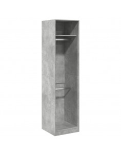Armadio Grigio Cemento 50x50x200 cm in Legno Multistrato 2