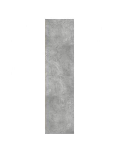 Armadio Grigio Cemento 50x50x200 cm in Legno Multistrato