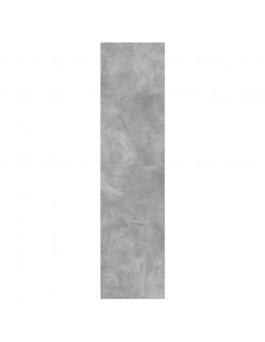 Armadio Grigio Cemento 80x50x200 cm in Legno Multistrato