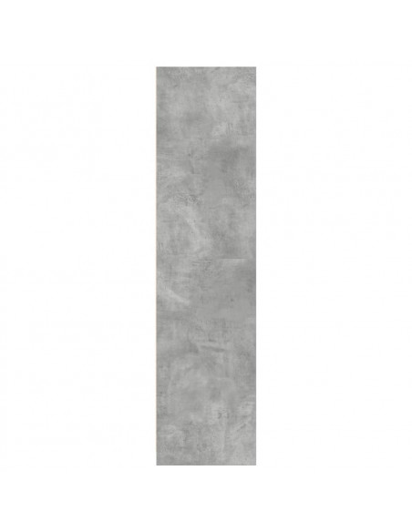Armadio Grigio Cemento 80x50x200 cm in Legno Multistrato