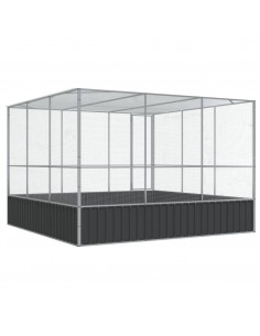 Voliera Argento 311x307x212 cm in Acciaio