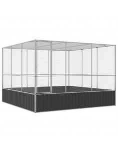 Voliera Argento 311x307x212 cm in Acciaio 2