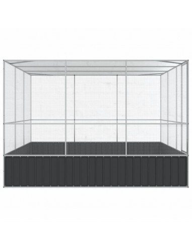 Voliera Argento 311x307x212 cm in Acciaio