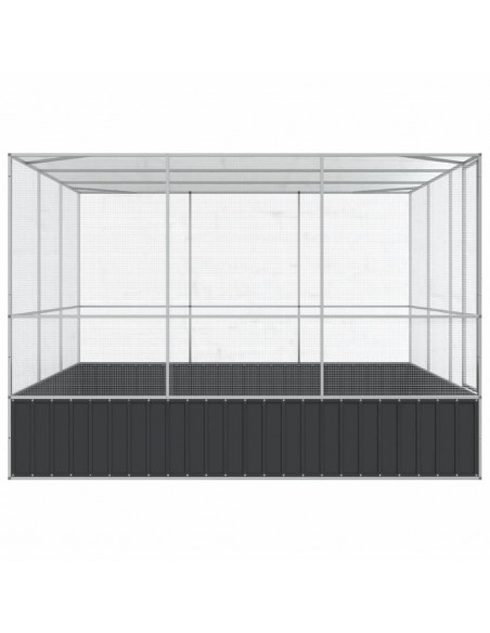 Voliera Argento 311x307x212 cm in Acciaio