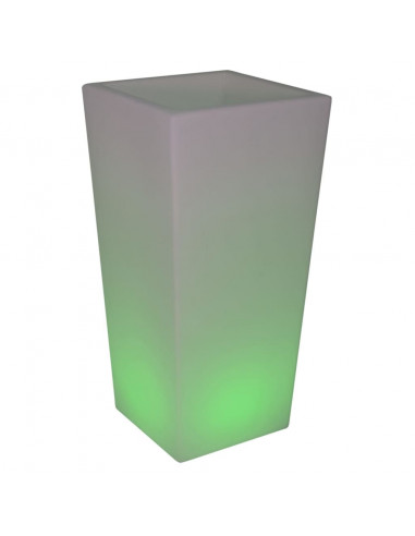Eurotrail Lampada LED Ricaricabile/Vaso di Fiori Rotondo 80 cm