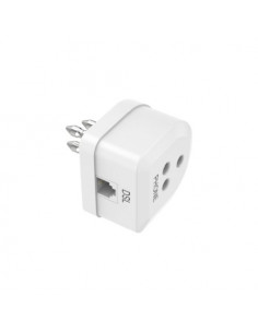 Filtro ADSL Hama 00201162 Tripolare e Plug Bianco Bianco