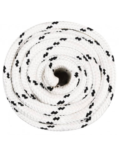Corda Intrecciata per Barca Bianca 16 mm x 50 m Poliestere