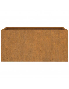 Fioriera 62x30x29 cm Acciaio Corten