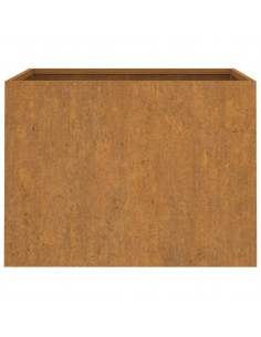 Fioriera 62x47x46 cm Acciaio Corten
