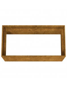 Fioriera 80x40x40 cm in Acciaio Corten