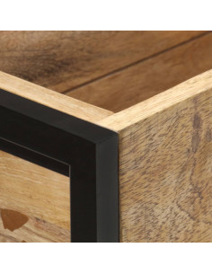 Fioriera 90x20x68 cm in Legno di Mango Grezzo