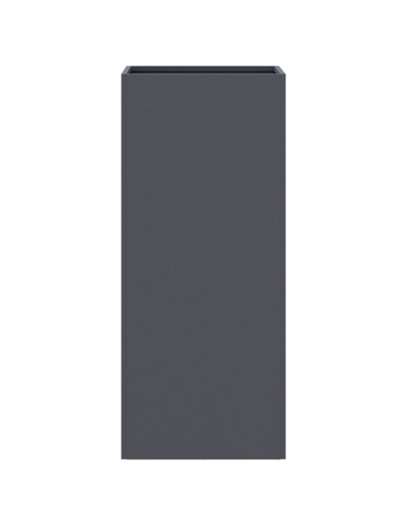 Fioriera Antracite 32x27,5x75 cm in Acciaio Laminato a Freddo