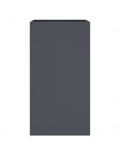 Fioriera Antracite 42x38x75 cm in Acciaio Laminato a Freddo