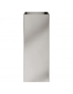 Fioriera Argento 32x29x75 cm in Acciaio Inox