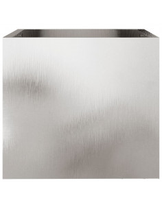 Fioriera Argento 32x30x29 cm in Acciaio Inox