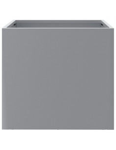 Fioriera Argento 32x30x29 cm in Acciaio Zincato