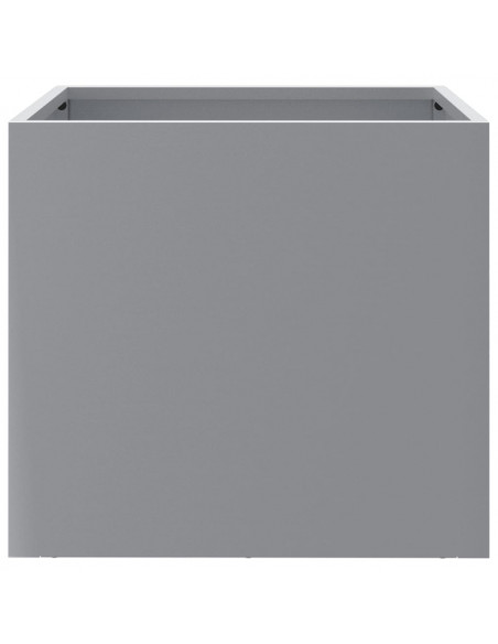 Fioriera Argento 32x30x29 cm in Acciaio Zincato