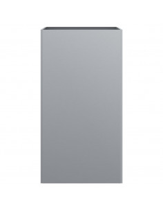 Fioriera Argento 42x38x75 cm in Acciaio Zincato