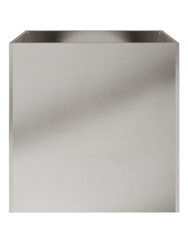Fioriera Argento 42x40x39 cm in Acciaio Inox