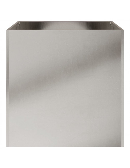 Fioriera Argento 42x40x39 cm in Acciaio Inox