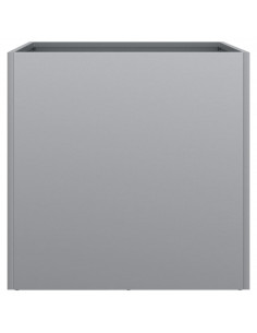 Fioriera Argento 42x40x39 cm in Acciaio Zincato