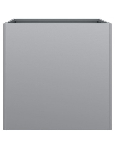Fioriera Argento 42x40x39 cm in Acciaio Zincato