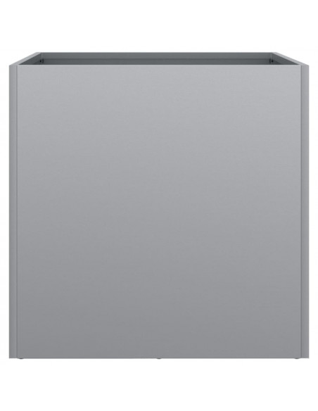 Fioriera Argento 42x40x39 cm in Acciaio Zincato