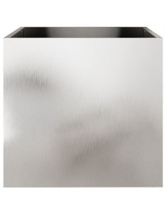 Fioriera Argento 49x47x46 cm in Acciaio Inox