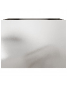 Fioriera Argento 62x47x46 cm in Acciaio Inox