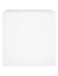 Fioriera Bianca 40x40x40 cm in Legno Multistrato