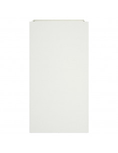 Fioriera Bianca 42x38x75 cm in Acciaio Laminato a Freddo