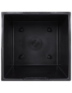 Fioriera con Interno Rimovibile Antracite 21 / 32 L PP Rattan