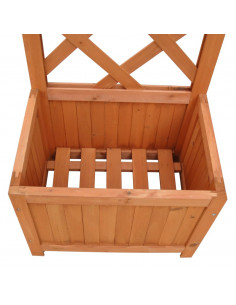 Fioriera con traliccio 40 x 30 x 135 cm